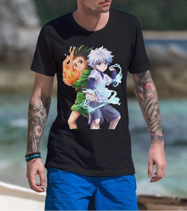 Gon And Killua Hunter X Hunter Energy Powers 76 T-Shirt