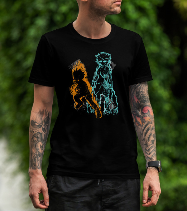 Hunter X Hunter Ready To Fight Gon Killua Electric Aura T-Shirt