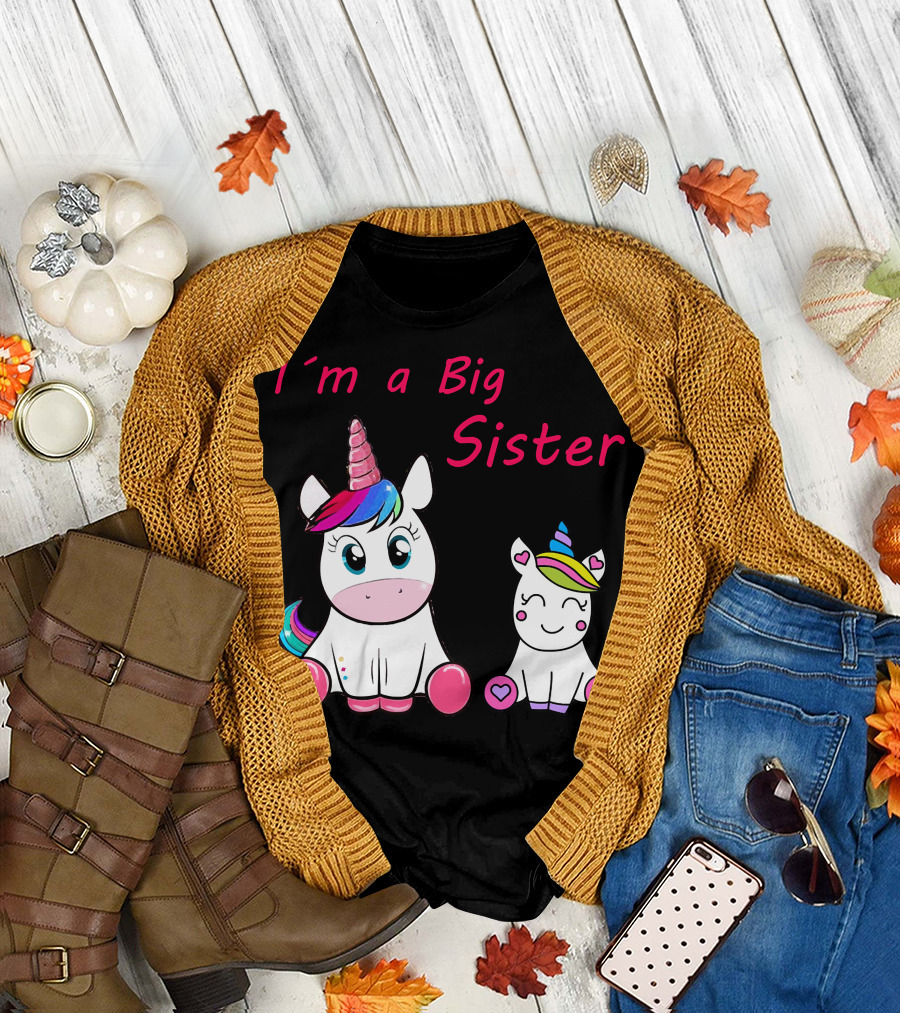 I'm a Big Sister Unicorns T-Shirt