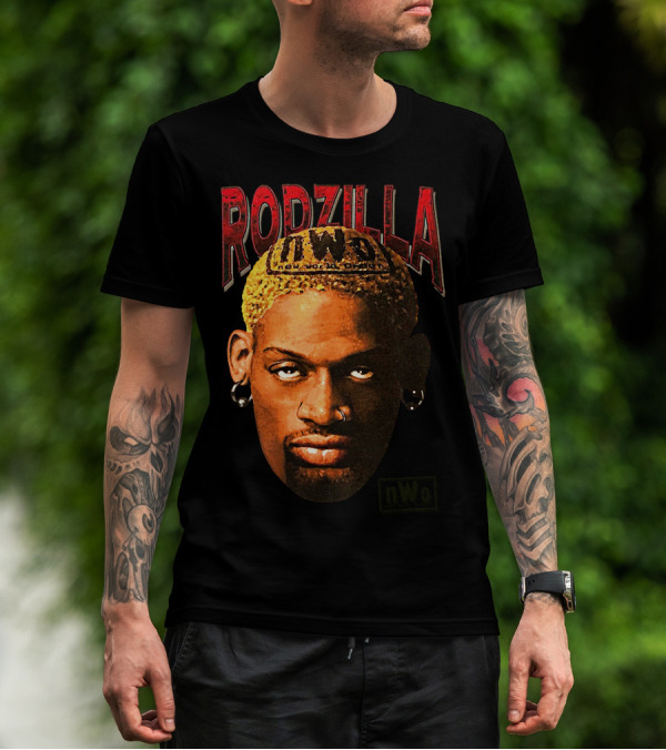 Rodzilla NWo Dennis Rodman The Worm Wrestling T-Shirt