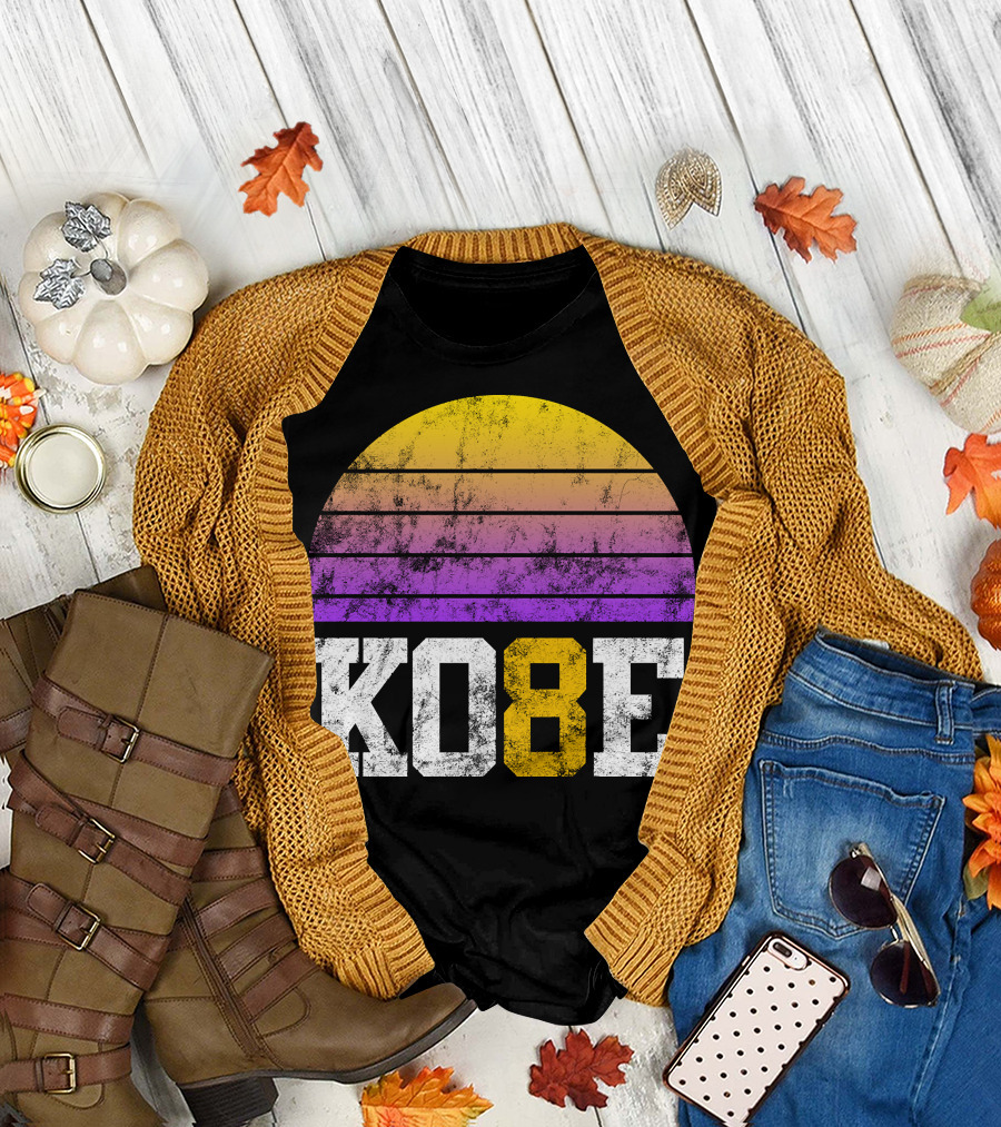 KO8E KOBE Vintage Sunset Colors T-Shirt