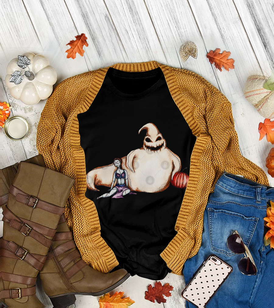 Oogie Boogie and Sally with Pumpkin T-Shirt