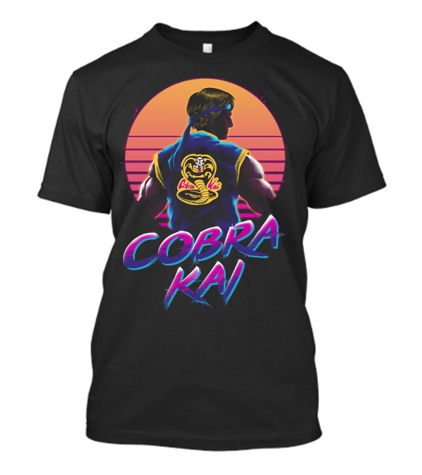 Cobra Kai Retro Sunset Cobra T-Shirt