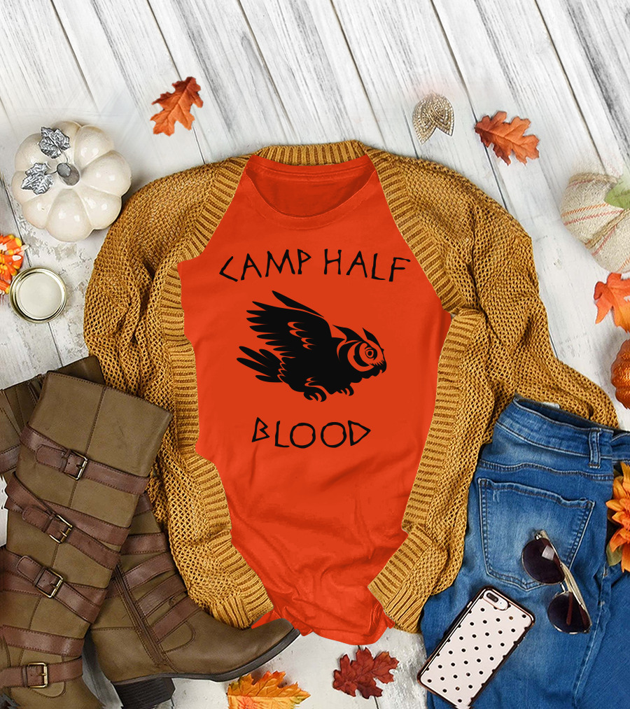 Camp Half Blood Custom Cabin Athena Owl T-Shirt