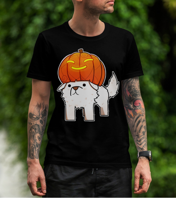 Halloween Pumpkin Dog T-Shirt