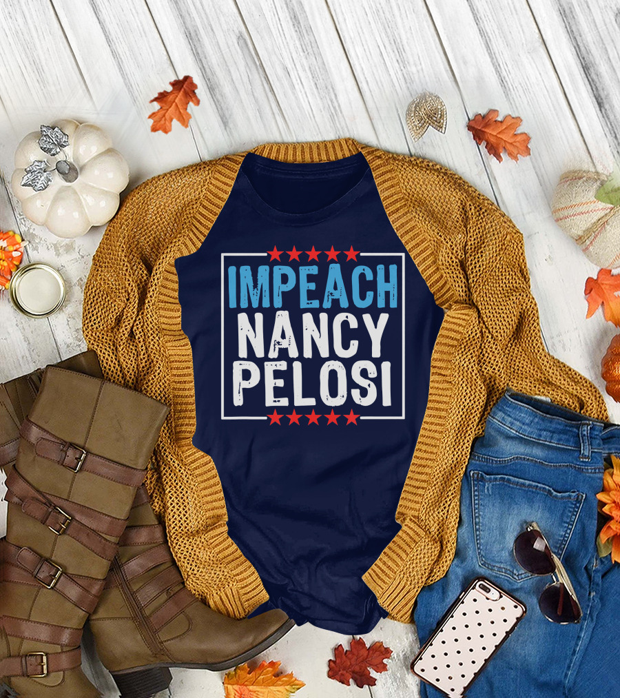 Impeach Nancy Pelosi Anti Nancy Pelosi Stars T-Shirt