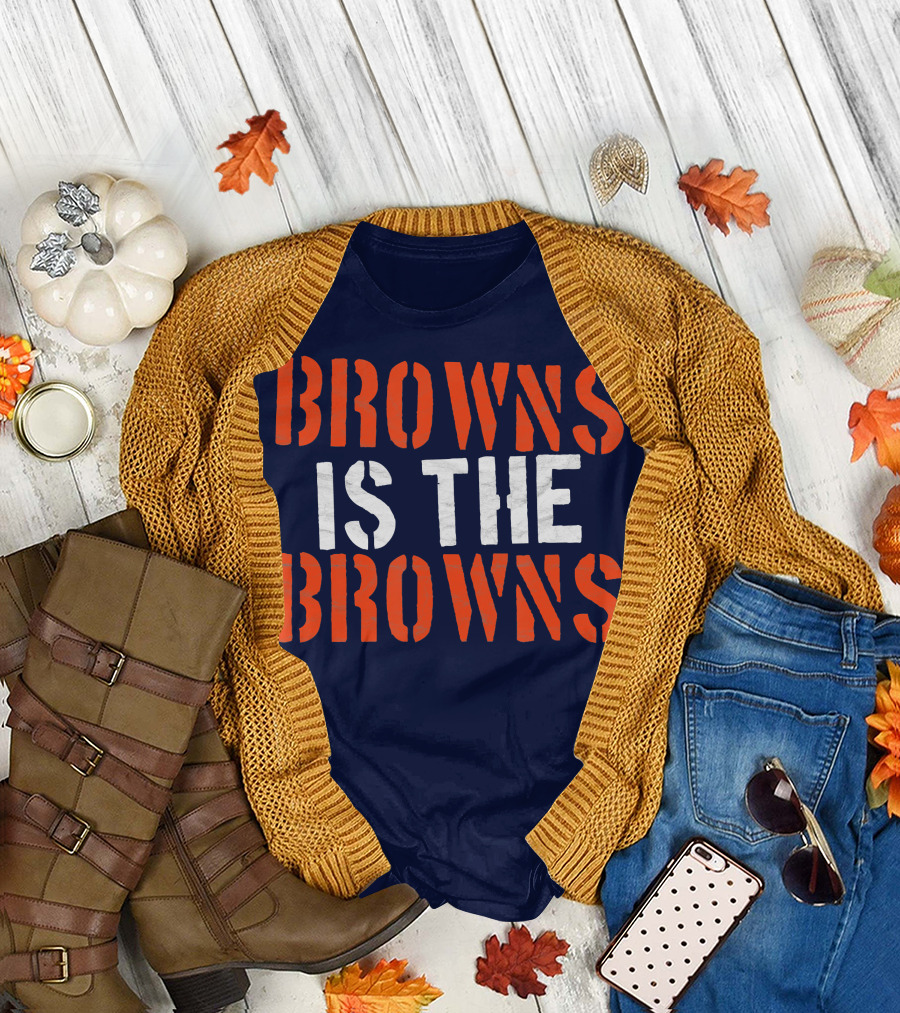 Browns Is The Browns Retro Style Classic Fan T-Shirt