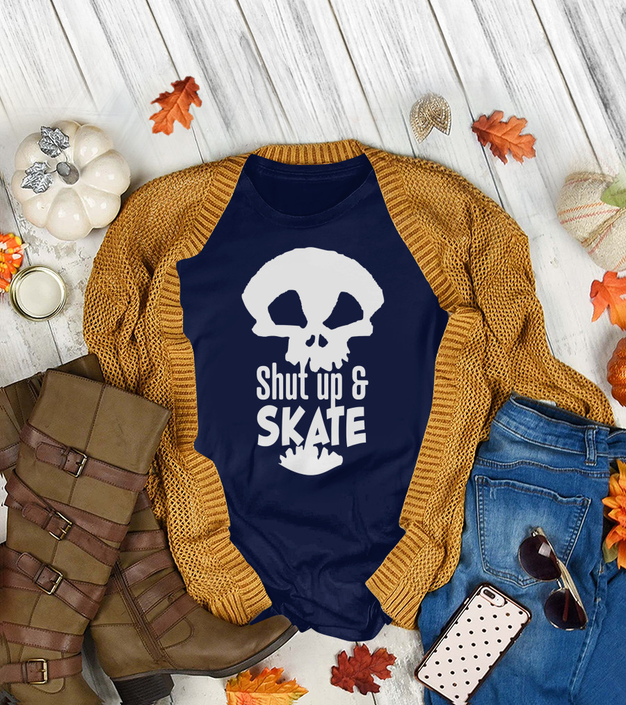 Shut up and Skateboarder Skull Rad T-Shirt