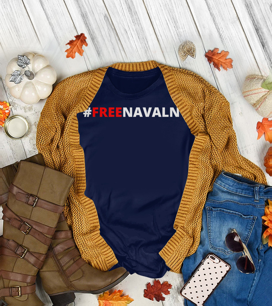FREE NAVALNY Alexey Navalny Opposition Supporter T-Shirt
