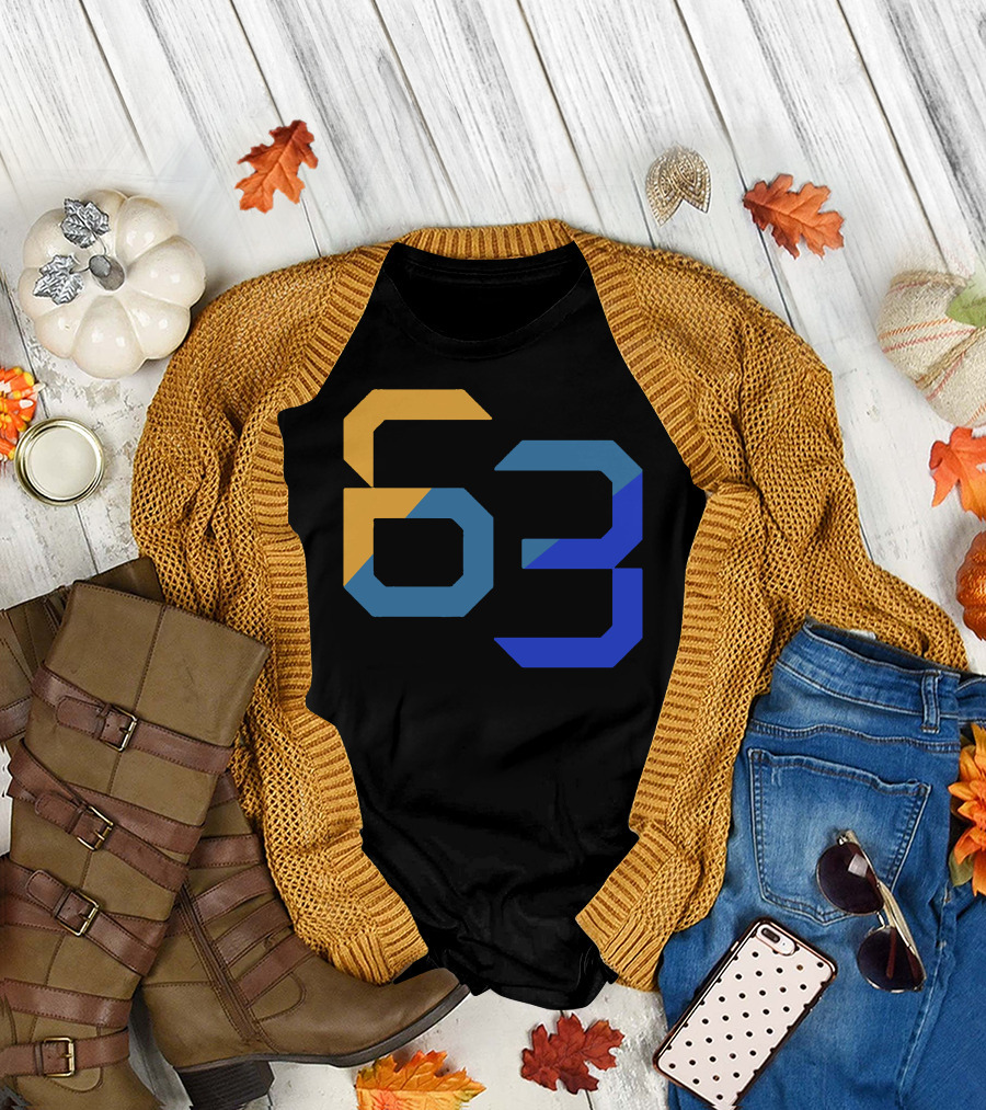 George Russell 63 Blue and Yellow Essential T-Shirt