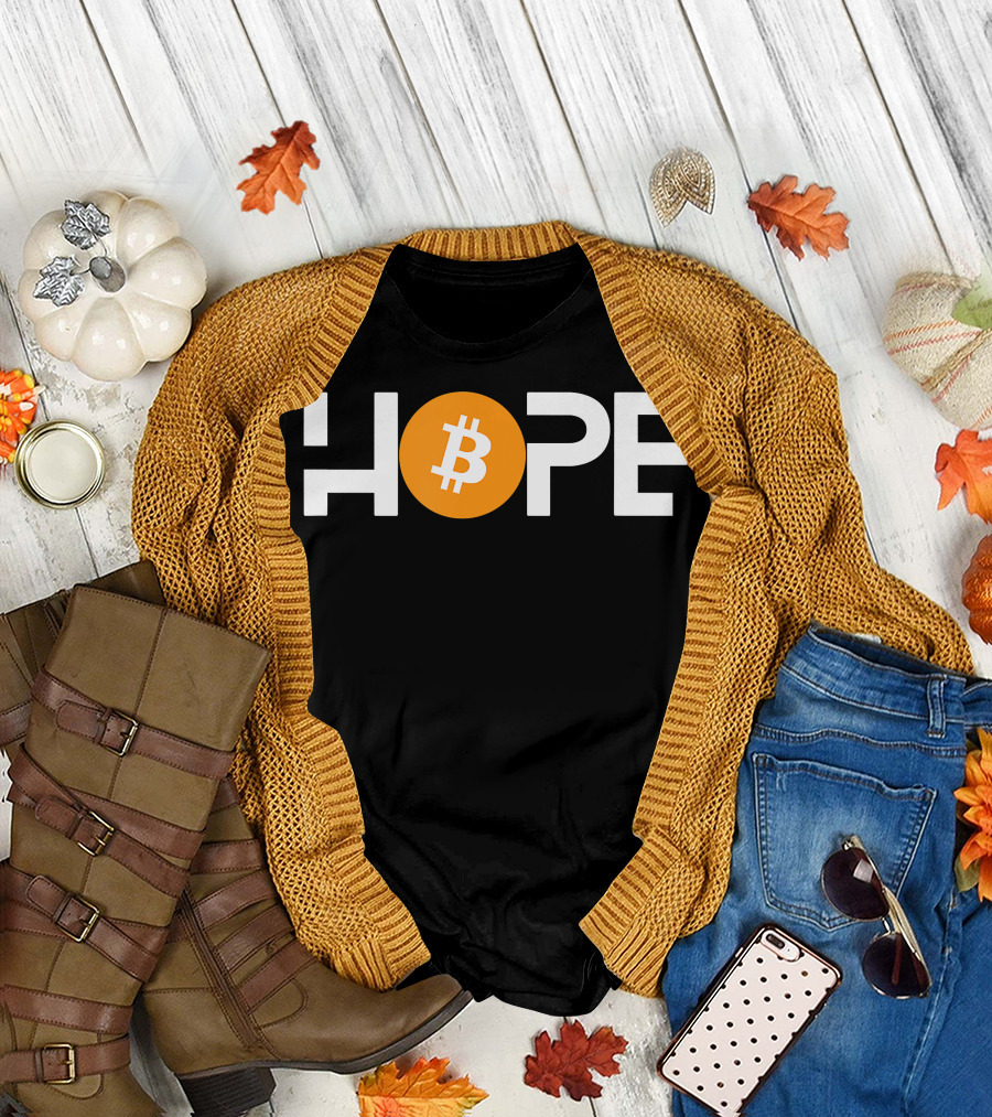 Hope Bitcoin BTC Cryptocurrency T-Shirt