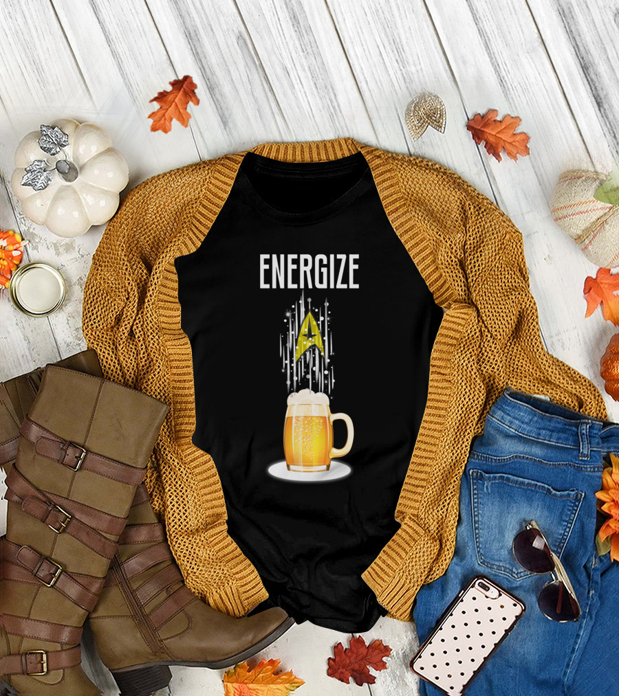 Energize Beer StarTR Badge T-Shirt