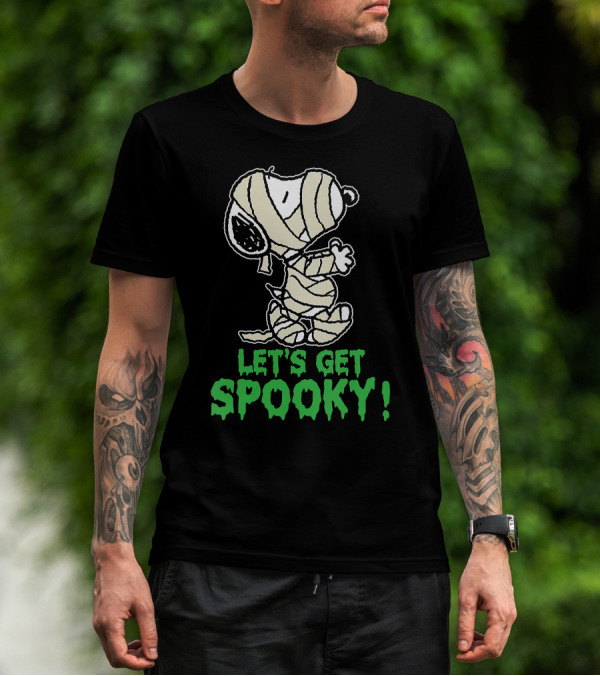 Let's Get Spooky Halloween Mummy Costume T-Shirt