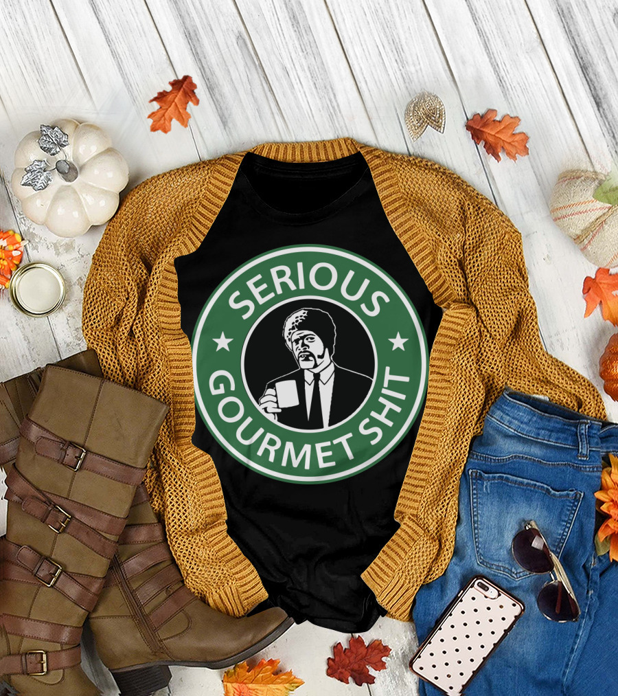 Serious Gourmet Shit Coffee Mug Pulp Fiction T-Shirt