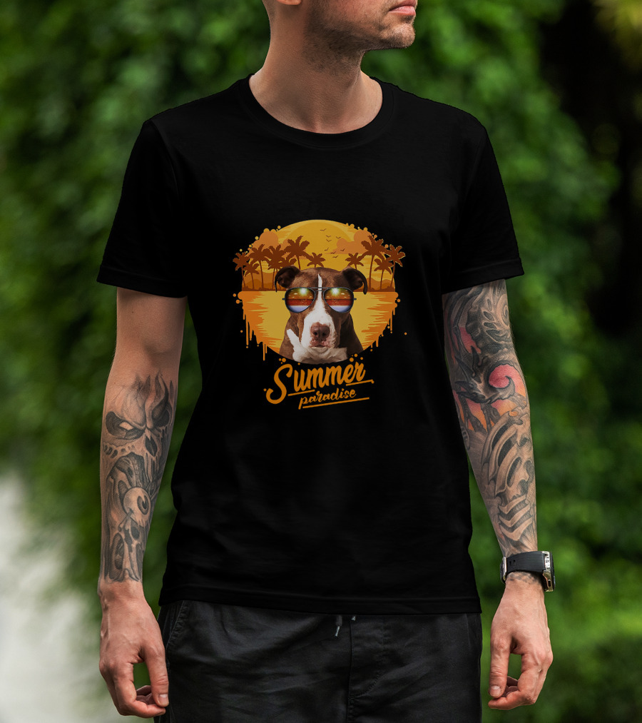 Summer Paradise Dogs T-Shirt