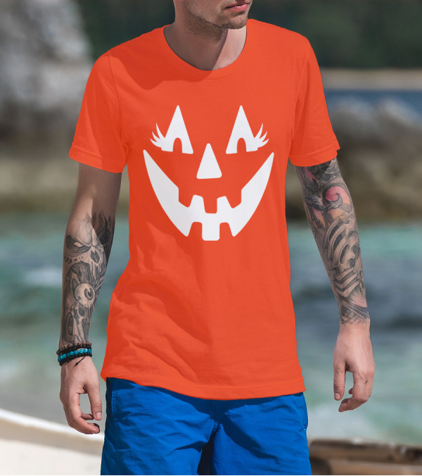 Halloween Pumpkin Pumpkin Face Halloween Party Halloween T-Shirt