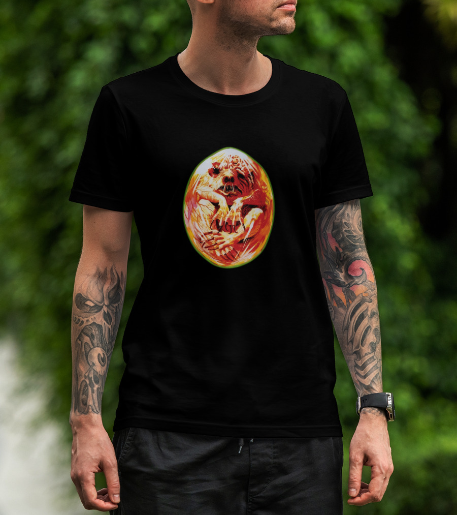 Prophecy Creature Emerging From Fiery Egg T-Shirt