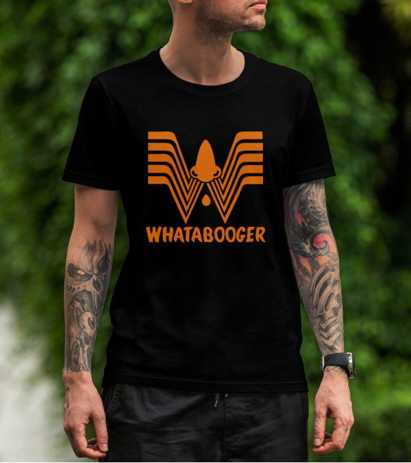 Whataburger Whatabooger Logo Parody Nostalgic Humor T-Shirt