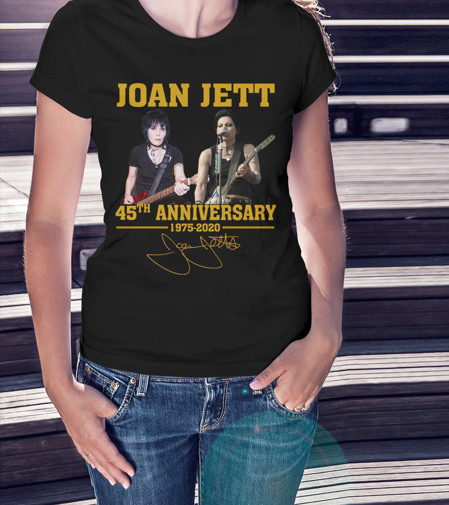 JOAN JETT 45th Anniversary 1975-2020 T-Shirt