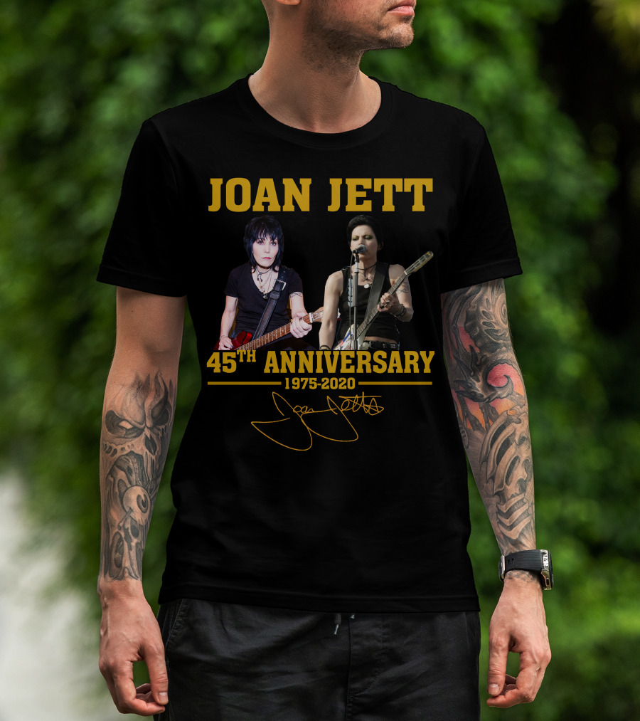 JOAN JETT 45th Anniversary 1975-2020 T-Shirt