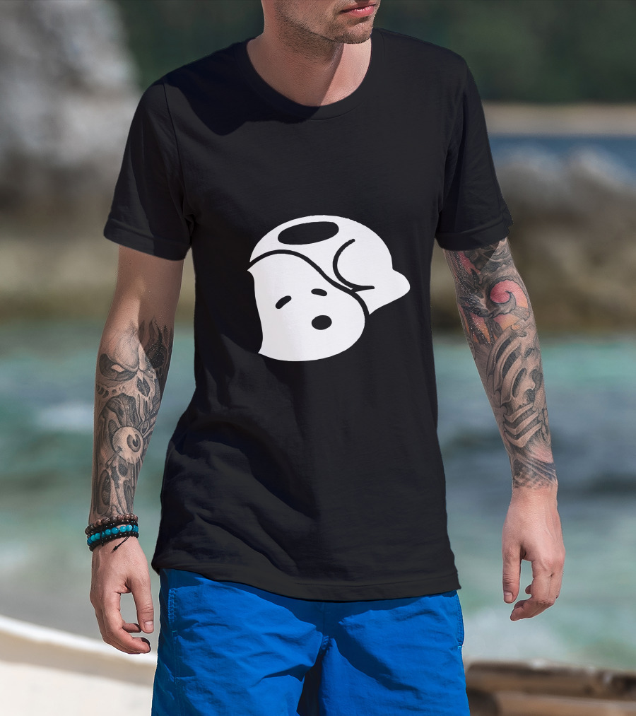 Baby Snoopy Sleeping Peanuts Character T-Shirt