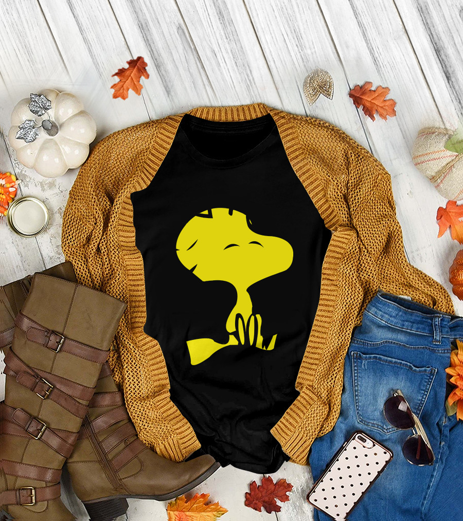 Woodstock Peanuts Cartoon Character Yellow Bird T-Shirt