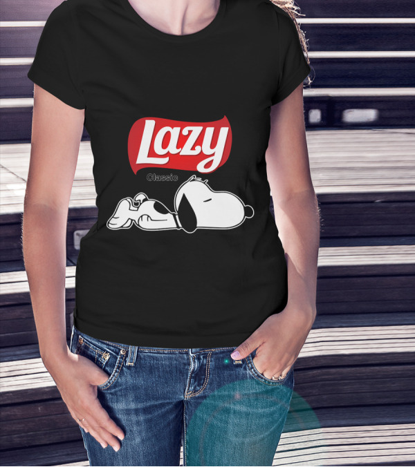 Lazy Classic Snoopy T-Shirt