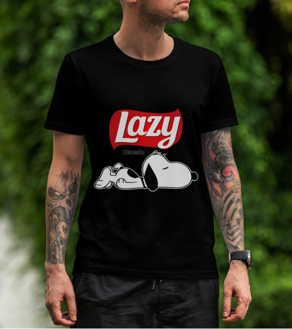 Lazy Classic Snoopy T-Shirt