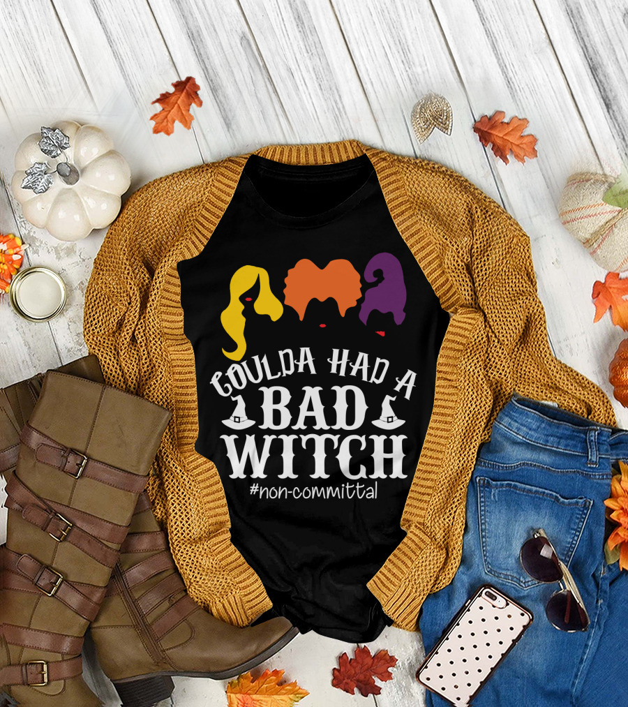 Coulda Had a Bad Witch Non-Committal Hocus Pocus Sanderson Sisters T-Shirt