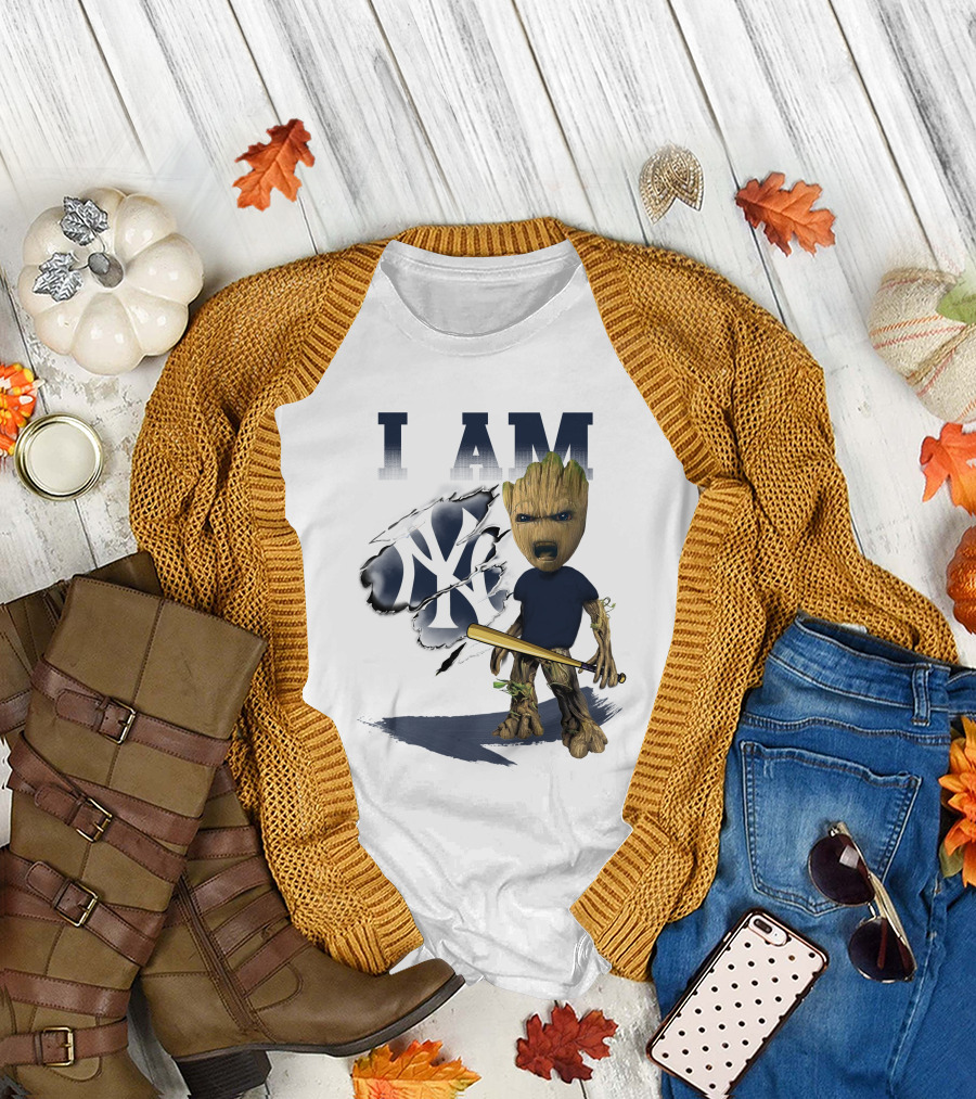 I Am New York Yankees Groot T-Shirt