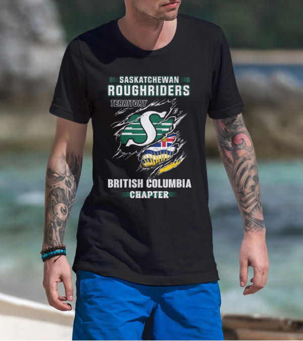Saskatchewan Roughriders Territory British Columbia Chapter T-Shirt