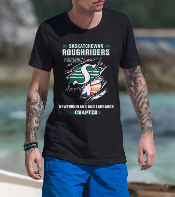Saskatchewan Roughriders Territory Newfoundland And Labrador Chapter T-Shirt