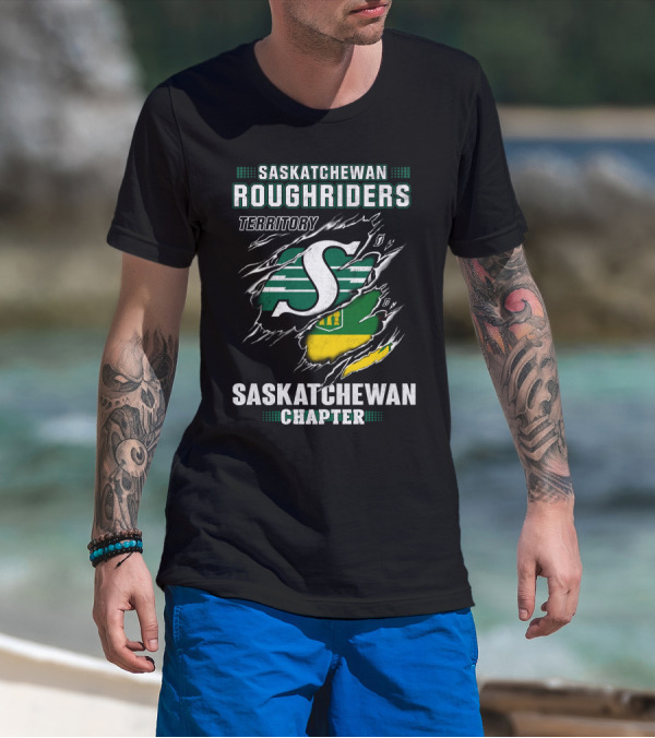 Saskatchewan Roughriders Territory Saskatchewan Chapter T-Shirt