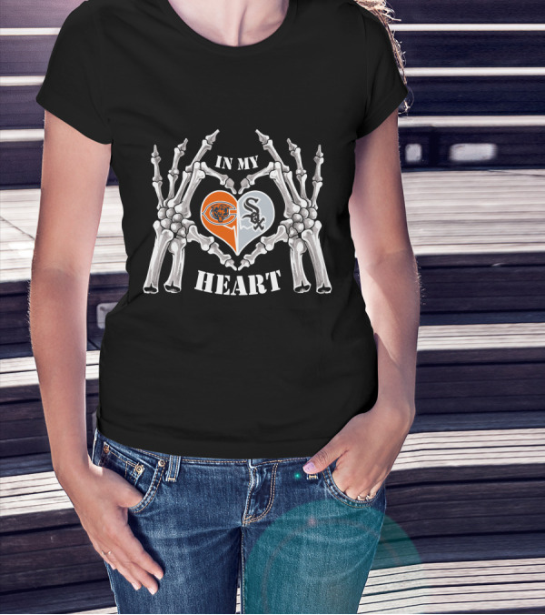 Bears White Sox In My Heart T-Shirt