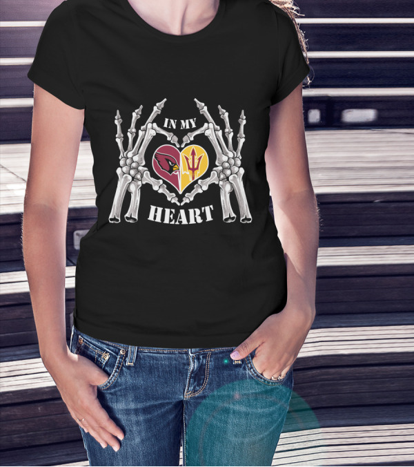 Cardinals Arizona State In My Heart T-Shirt