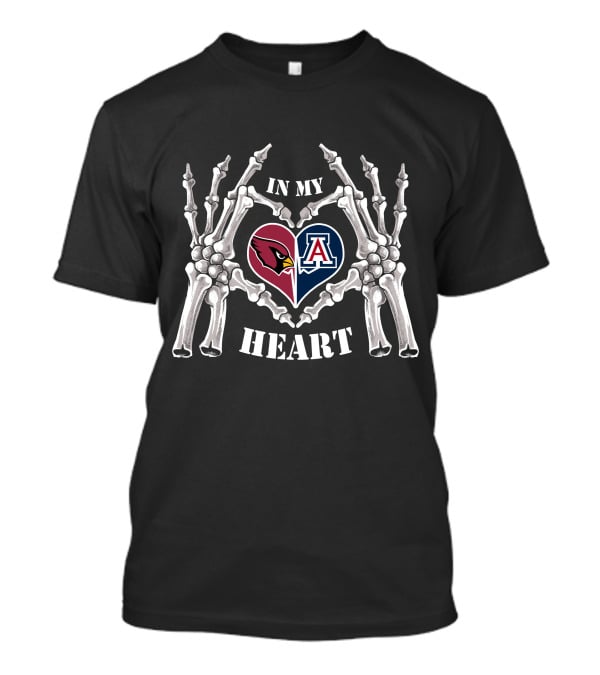 Cardinals Arizona Wildcats In My Heart T-Shirt