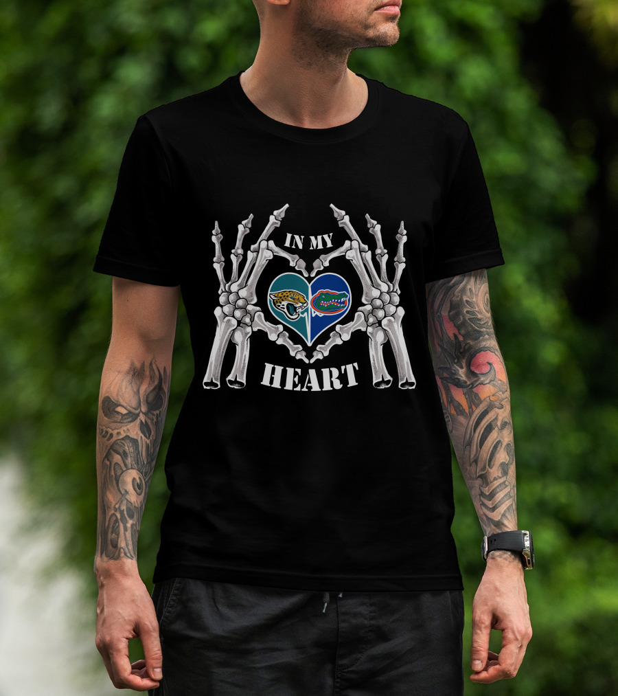 In My Heart Jaguars Gators T-Shirt