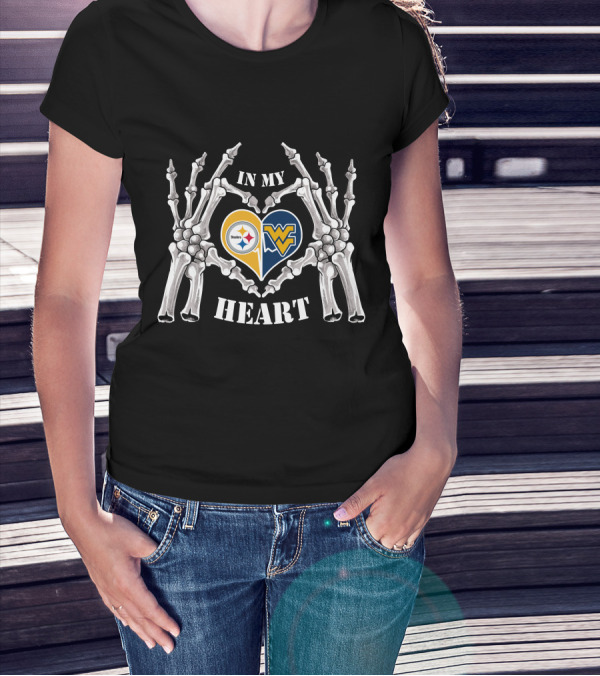 In My Heart Steelers Mountaineers T-Shirt