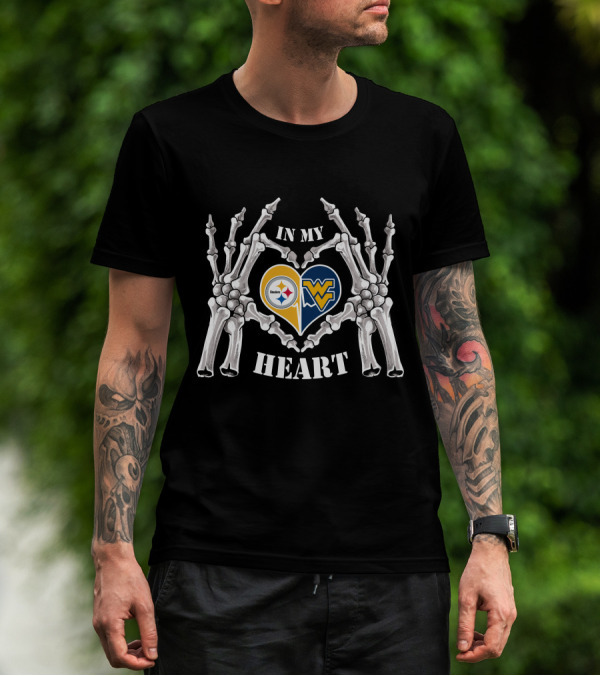 In My Heart Steelers Mountaineers T-Shirt