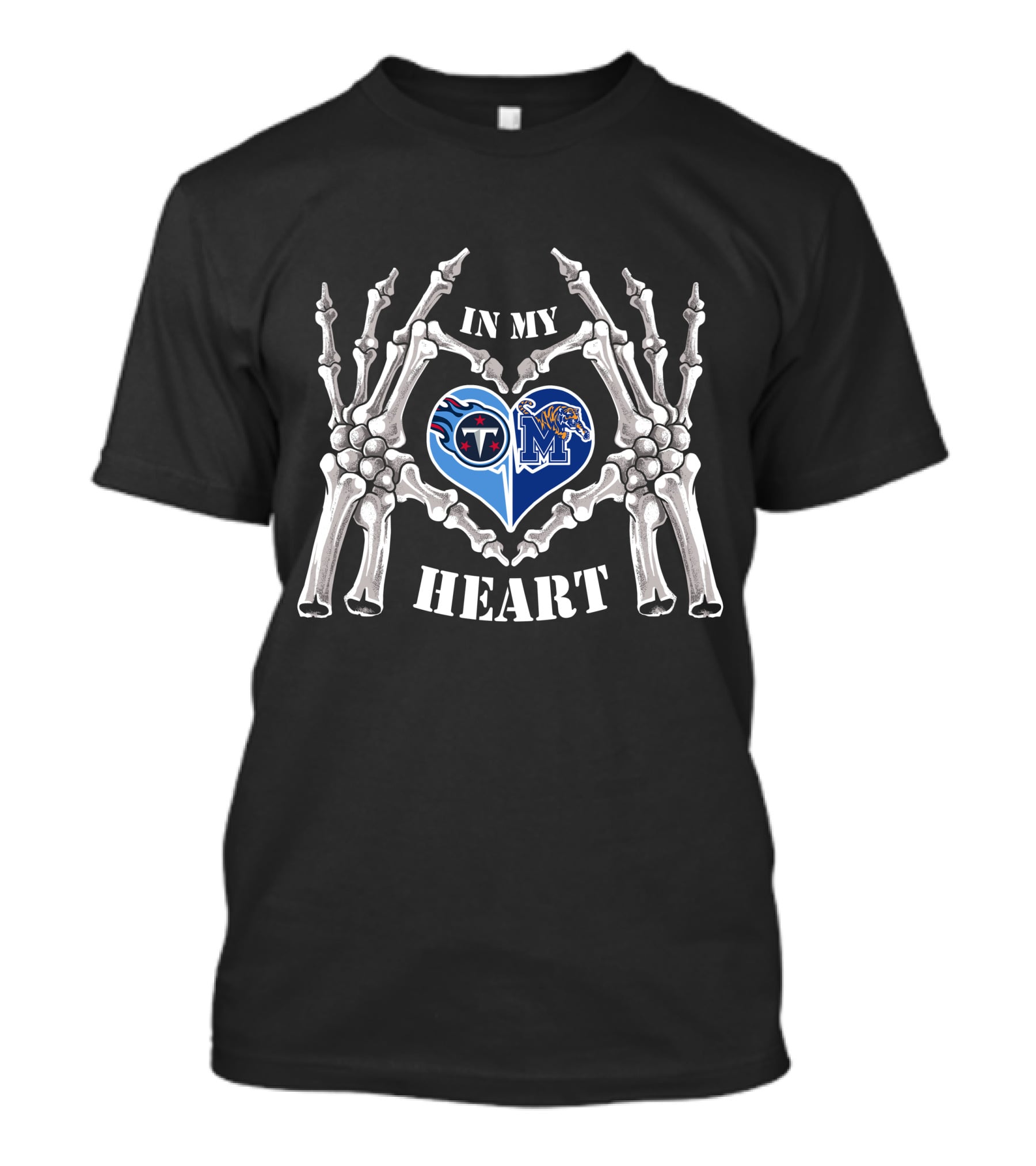 Titans Memphis Tigers In My Heart T-Shirt