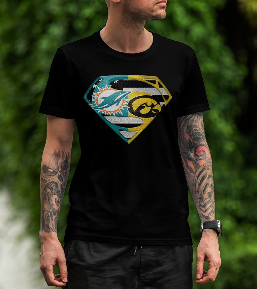 Miami Dolphins Iowa Hawkeyes Super T-Shirt
