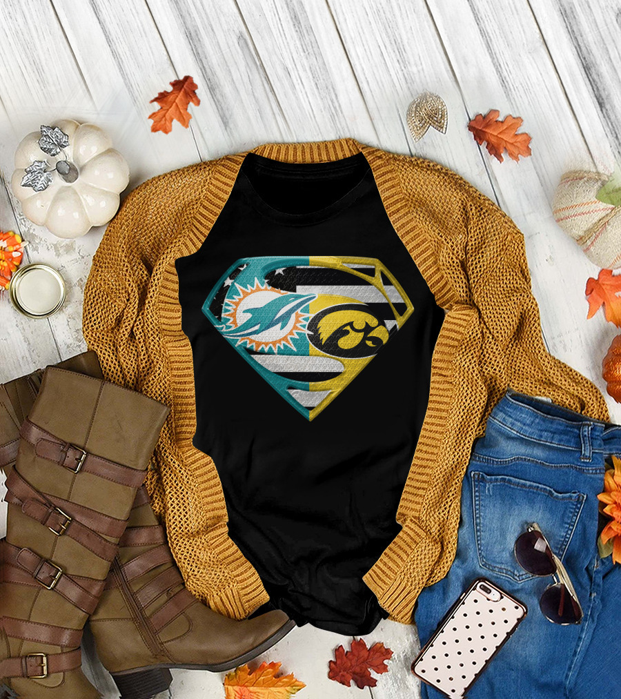 Miami Dolphins Iowa Hawkeyes Super T-Shirt