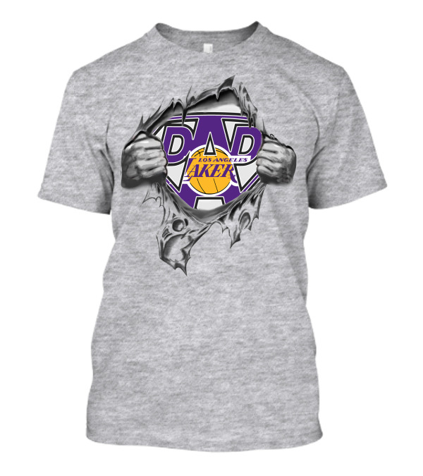 Los Angeles Lakers Dad Superman T-Shirt