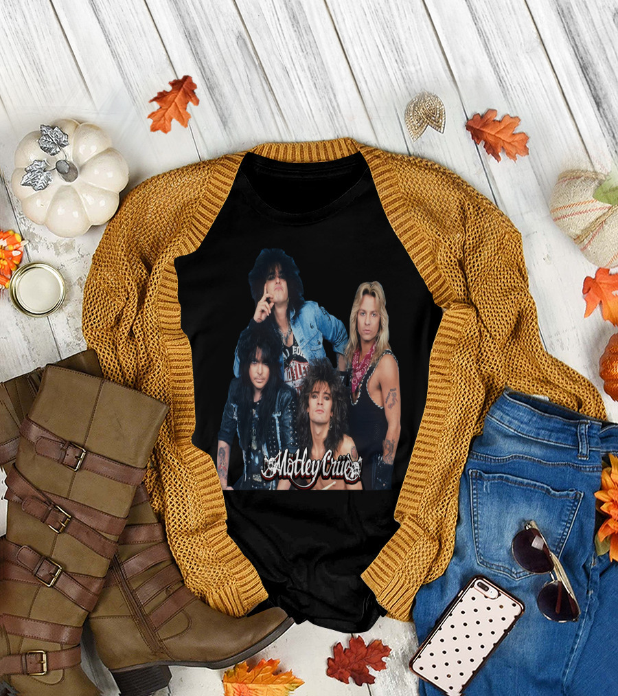 Motley Crue Band Members Photo T-Shirt