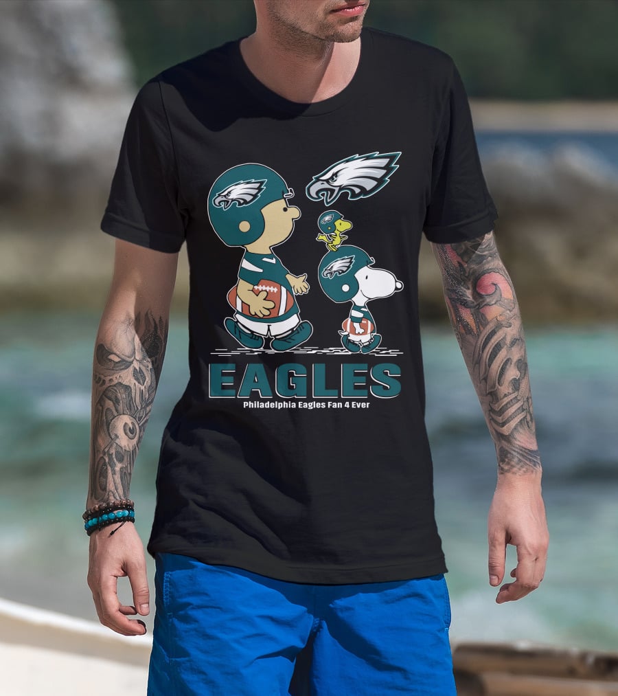 Philadelphia Eagles Fan 4 Ever EAGLES T-Shirt