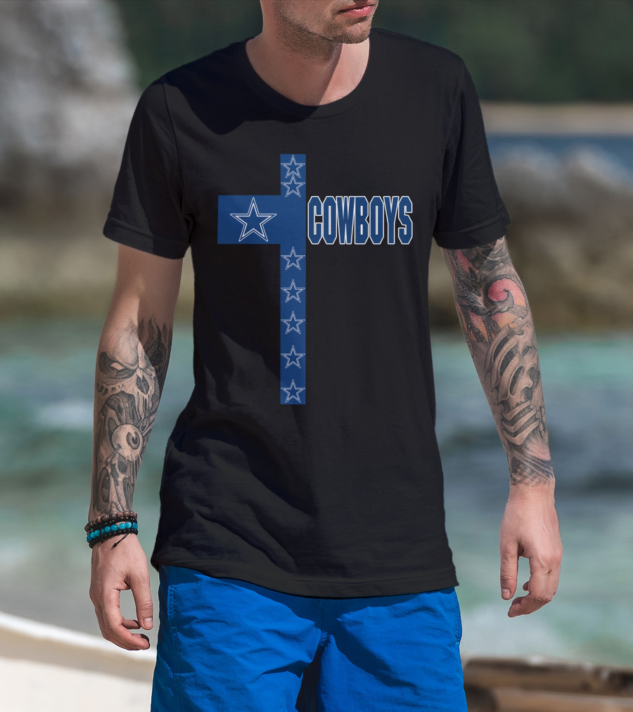Cowboys Star Cross T-Shirt