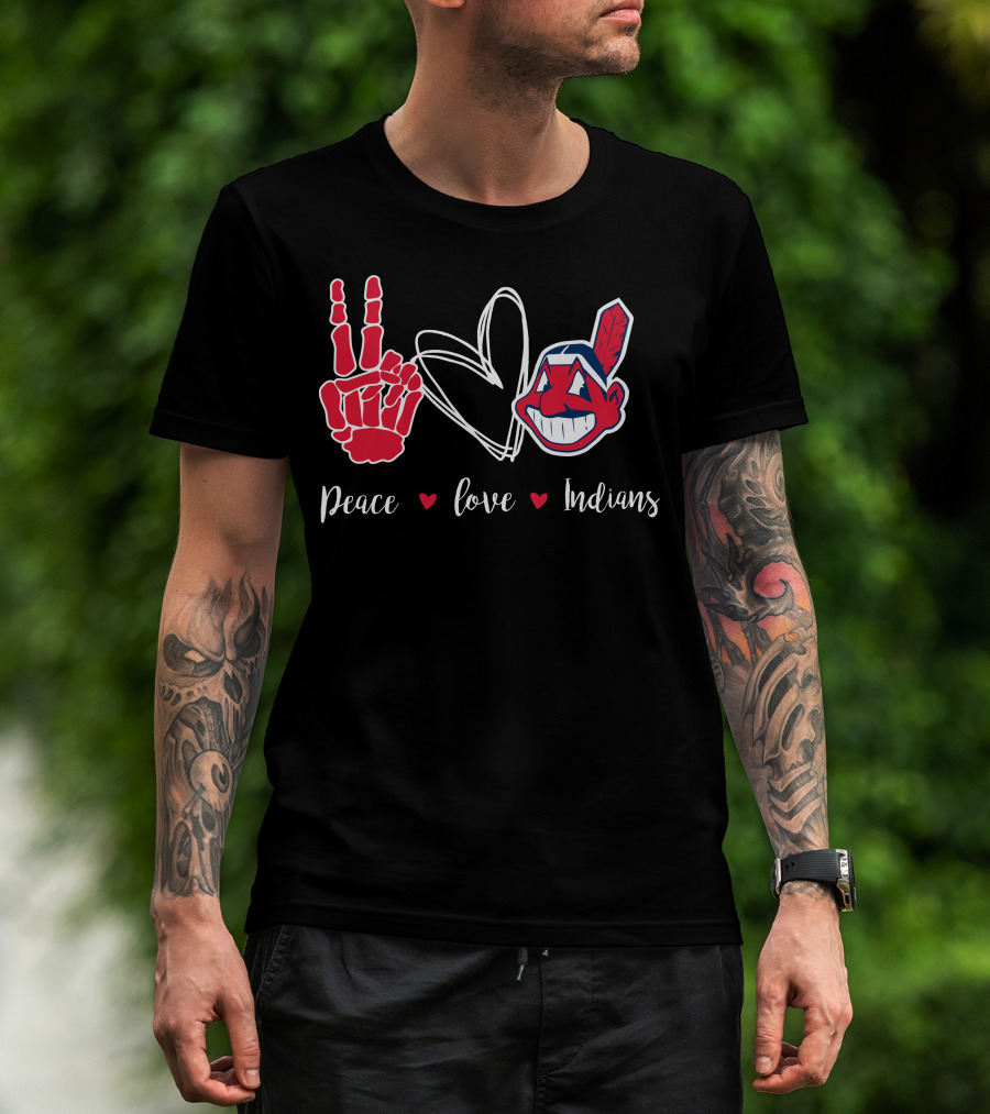Peace Love Indians T-Shirt