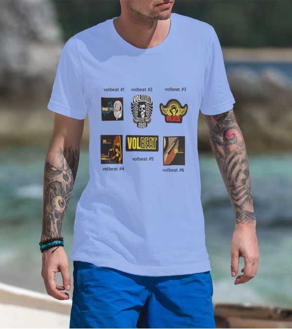 Volbeat Estd 2001 Collection Volbeat #1 #2 #3 #4 #5 #6 T-Shirt
