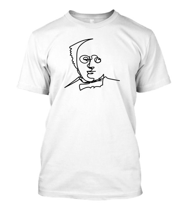 Monsieur Minimalist One-Line T-Shirt