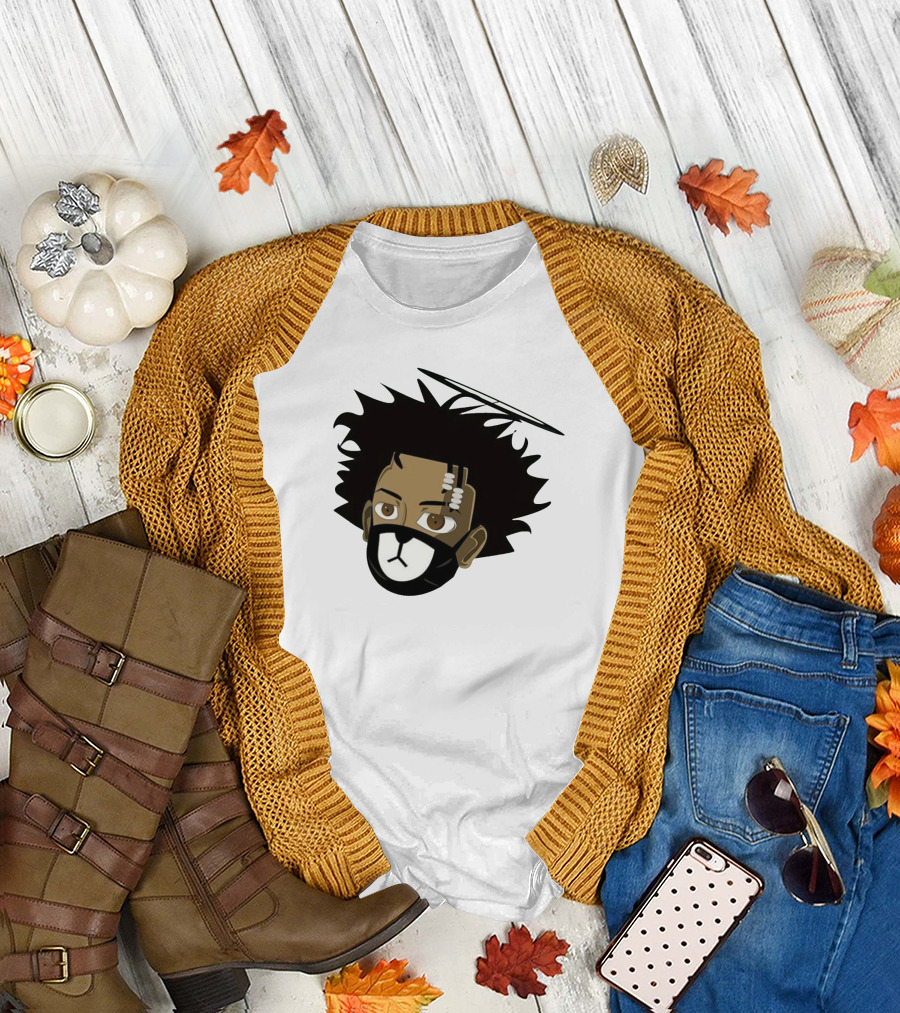 Bape Masked Character Halo Icon Brown Eyes T-Shirt